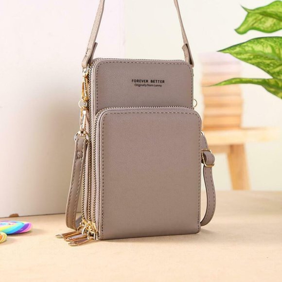 Crossbody Phone Purse Touch Screen Bag 3 Tiers - Multiple Colors - Picture 11 of 16